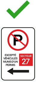 panneau valide